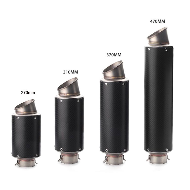 61 มม.ท่อไอเสียรถจักรยานยนต์คาร์บอนไฟเบอร์แท้ AR Austin Racing Exhaust