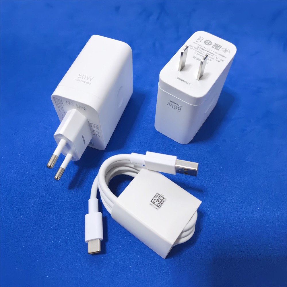 OPPO ค้นหา X8 X6 X5 Pro N5 Original 80W SuperVooc Charger EU US Fast Charging Adapter USB C สําหรับ 