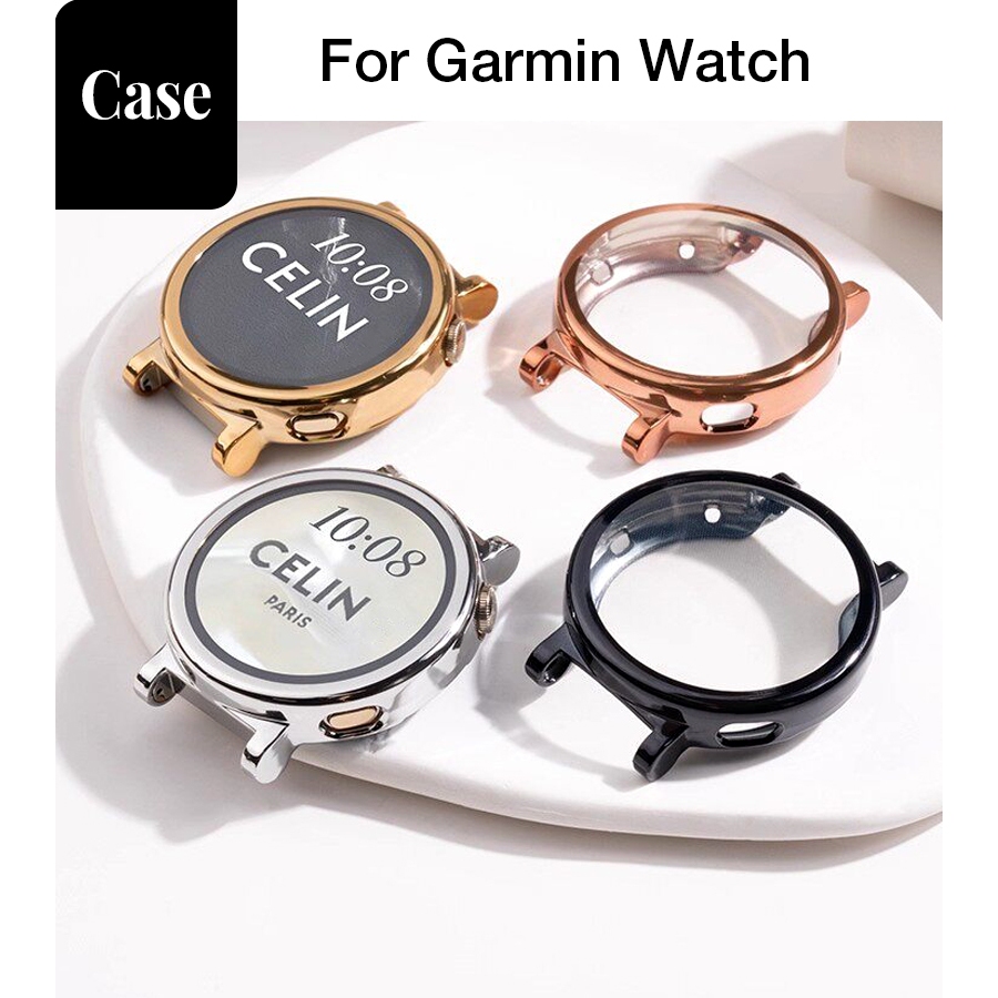 เคสกันกระแทกพร้อมฟิล์ม สําหรับ Garmin Vivoactive6/5/4S/4, Venu 3/3s, Venu 2/2s/2 Plus, Forerunner 935