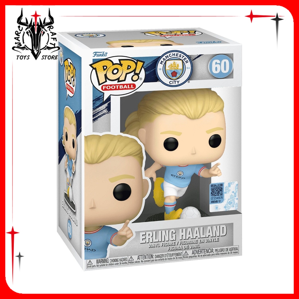 [ในสต็อก] Funko POP Football: ManCity- Erling Haaland Collectible Figure Gift Desktop Decorative