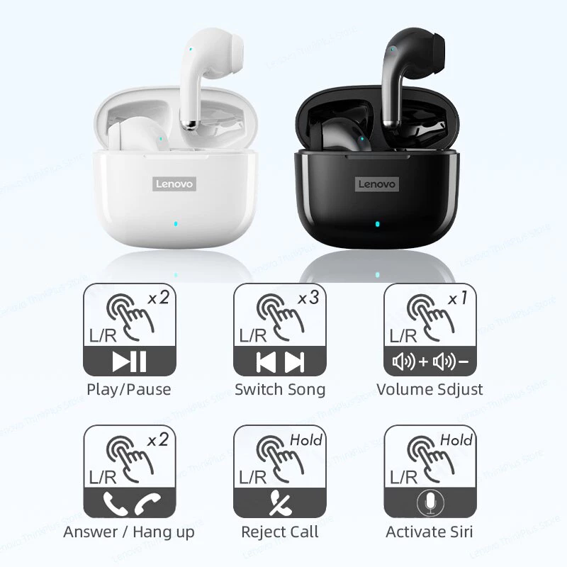 หูฟังบลูทูธไร้สาย Lenovo LP40 Pro / LP40 Plus thumbnail 10