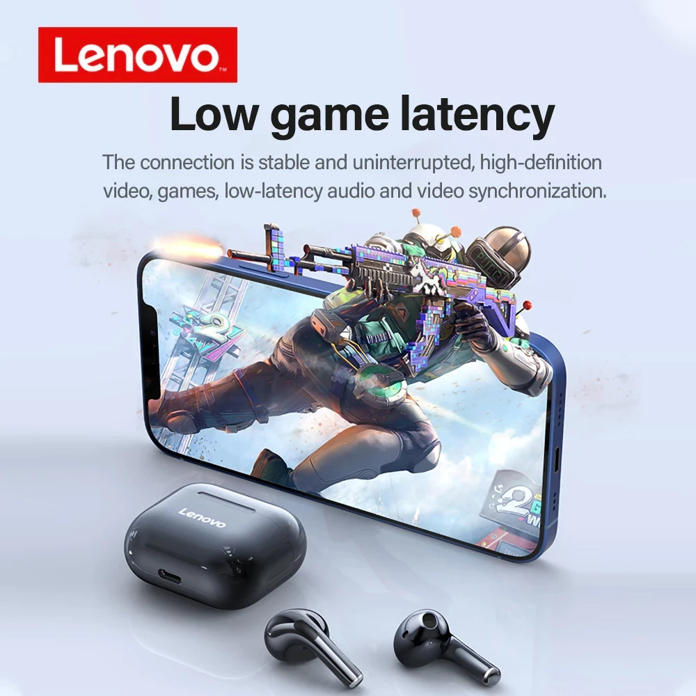 หูฟังบลูทูธไร้สาย Lenovo LP40 Pro / LP40 Plus thumbnail 7