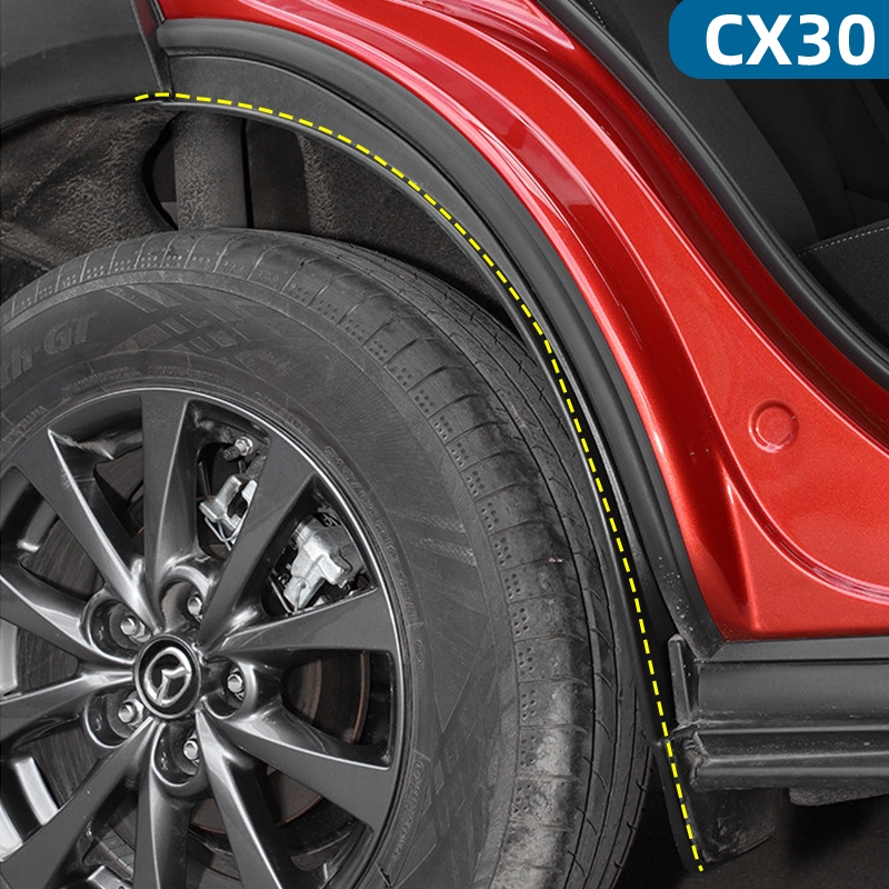 Mazda CX30 บังโคลน Mazda CX30 ใหม่เอี่ยม CX-30 แต่งอะไหล่แต่ง บังโคลนล้อหลัง ไม่ต้องเจาะ