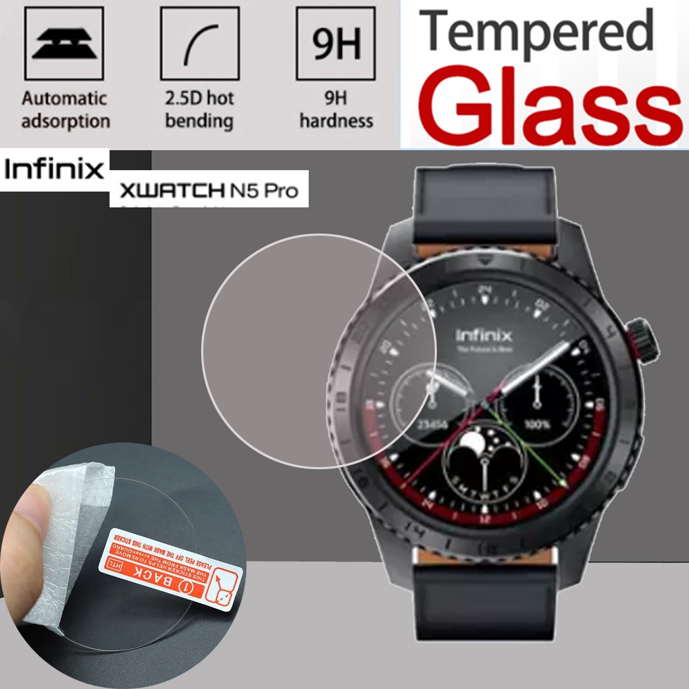 Infinix N5 PRO Smart Watch ฟิล์มสมาร์ทวอทช์กระจกนิรภัยสําหรับ Infinix N4 PRO สมาร์ทวอท์ชสมาร์ทวอท์ชกระจกป้องกันป้องกันหน้าจอ