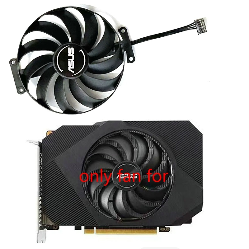 95 มม.CF1010U12D CF1010U12S DC12V 0.45A 6Pin พัดลมกราฟิกสําหรับ ASUS Phoenix NVIDIA GeForce RTX 3050