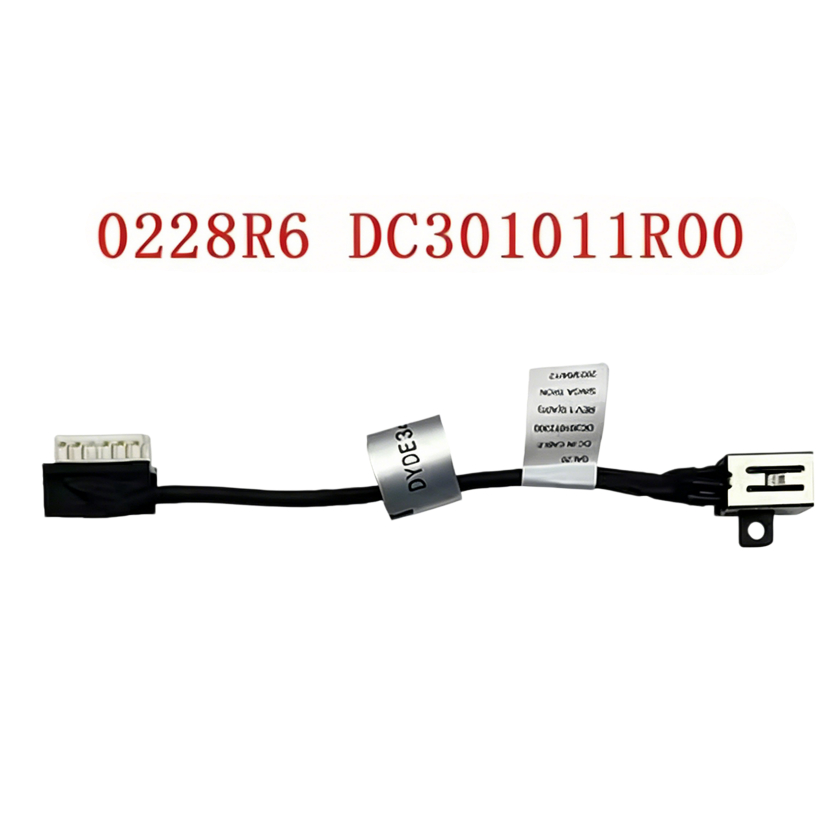 DC Power Jack พร้อมสายสําหรับ Dell Latitude 3420 3520 0hjw4d แล็ปท็อป DC-IN ชาร์จ Flex Cable