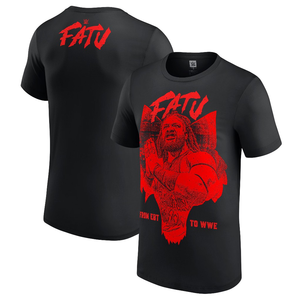 Wwe Mens Black Jacob Fatu From EBT to Wwe T-Shirt
