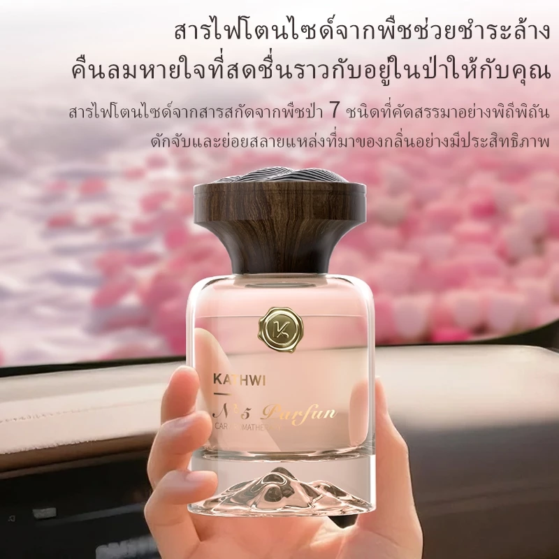 น้ําหอมติดรถยนต์ KATHWI กลิ่น White Tea / Qud Wood 180g thumbnail 5