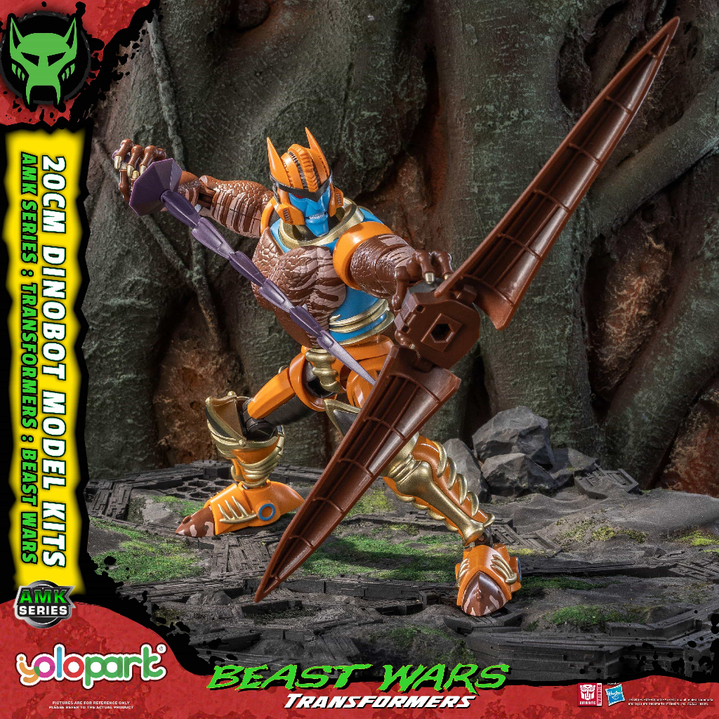 YOLOPARK AMK Series Transformers Beast Wars Dinobot 20cm 1/10 Model Kit