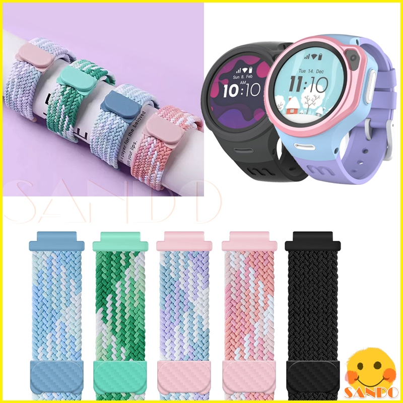 MyFirst Fone R1 R1s R1c Kids smart watch ไนลอนถักแม่เหล็กพับสายคล้องคอนาฬิกาเด็กเปลี่ยนสายรัดกีฬาสาย