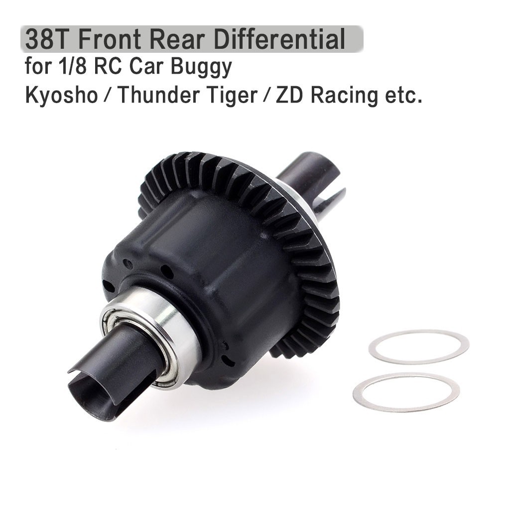 ZD Racing Differential M1 38T 46T 48T 56T เหล็กทําด้านหน้าด้านหลังสําหรับ 1/8 Kyosho Thunder Tiger R