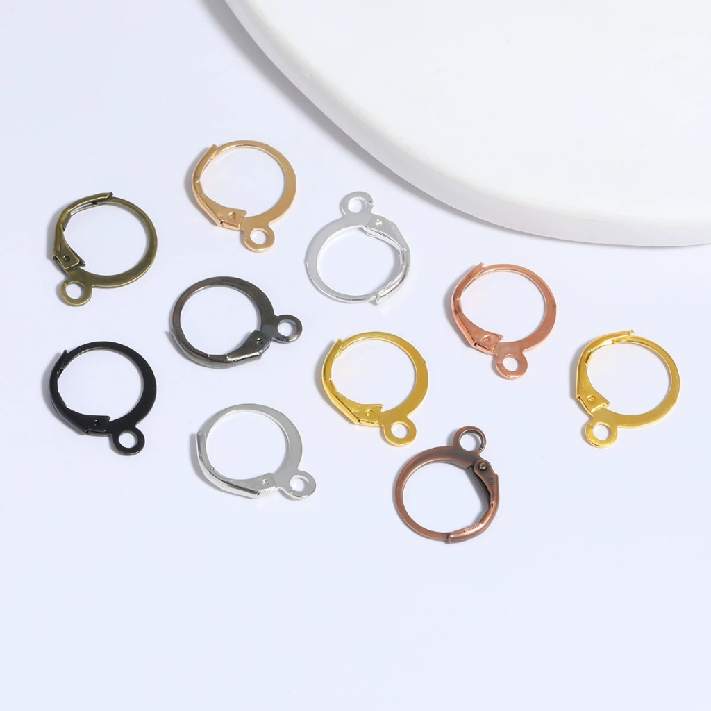 20 ชิ้น 12X14.5mm ทองแดงหูฝรั่งเศสตะขออุปกรณ์เสริมสำหรับทำเครื่องประดับ diy