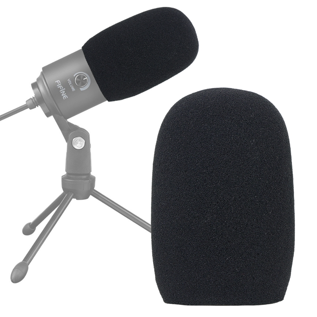K669 โฟมไมค์กระจก, Pop Filter Wind Cover ใช้งานร่วมกับ Fifine USB คอนเดนเซอร์ไมโครโฟนบันทึก K669, T6