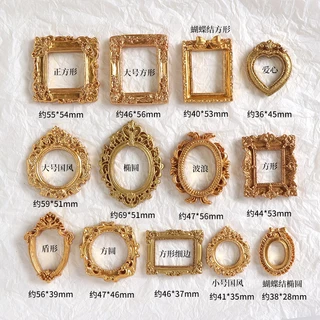 1 ชิ้น ย้อนยุค จําลอง กรอบรูปเรซิ่น ครีม กาว อีพ็อกซี่ DIY เคสโทรศัพท์ วัสดุเครื่องประดับ แฮนด์เมด