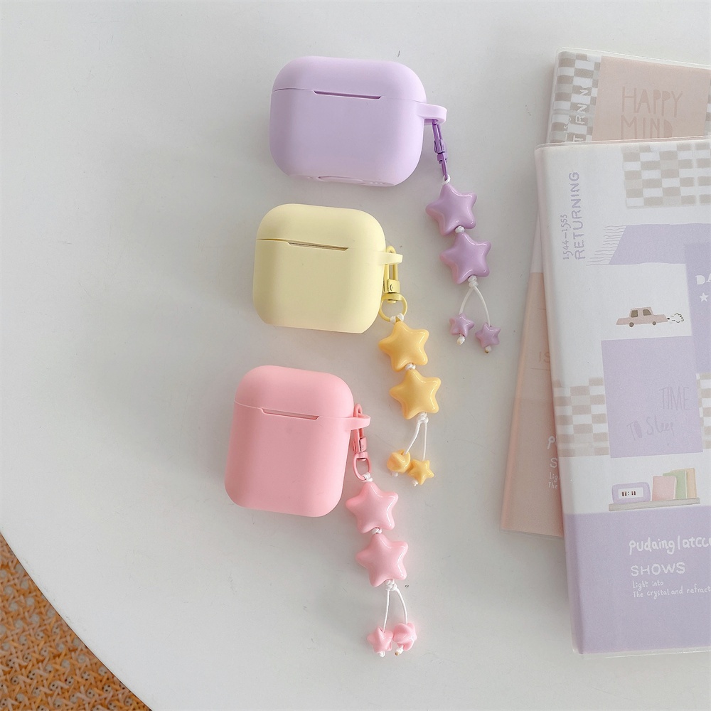 เคส AirPods สําหรับ iPhone AirPods Pro3 AirPods Pro2 AirPods 3 AirPods 1/2 AirPods 4 เคสหูฟังซิลิโคน