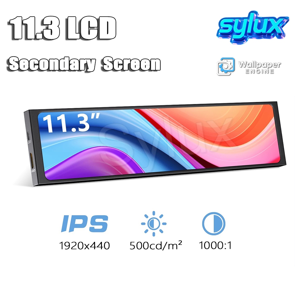 11.3 นิ้วแถบยาว IPS แบบพกพาหน้าจอรอง HDMI สําหรับ PC / AIDA64 / แล็ปท็อปขยายจอภาพ