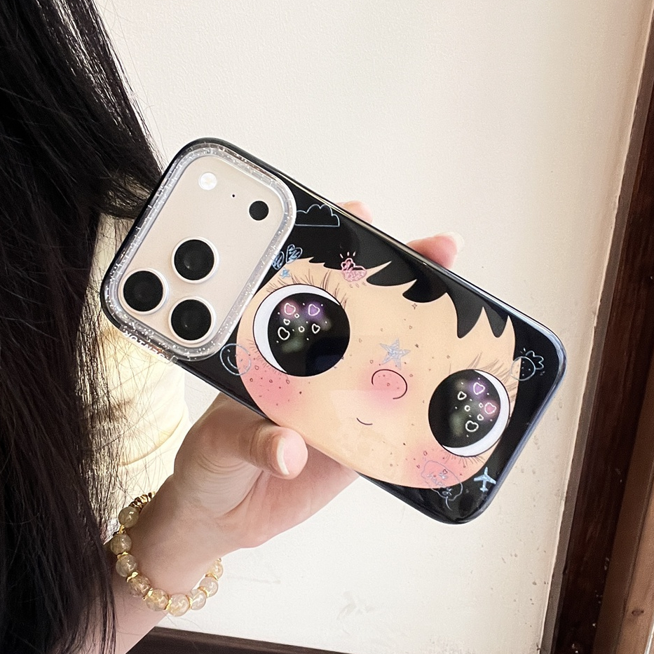 สําหรับ iphone Case 17 Pro Max 16 Pro Max 15 Pro Max หน้าใหญ่ เคสโทรศัพท์หยกน้อย