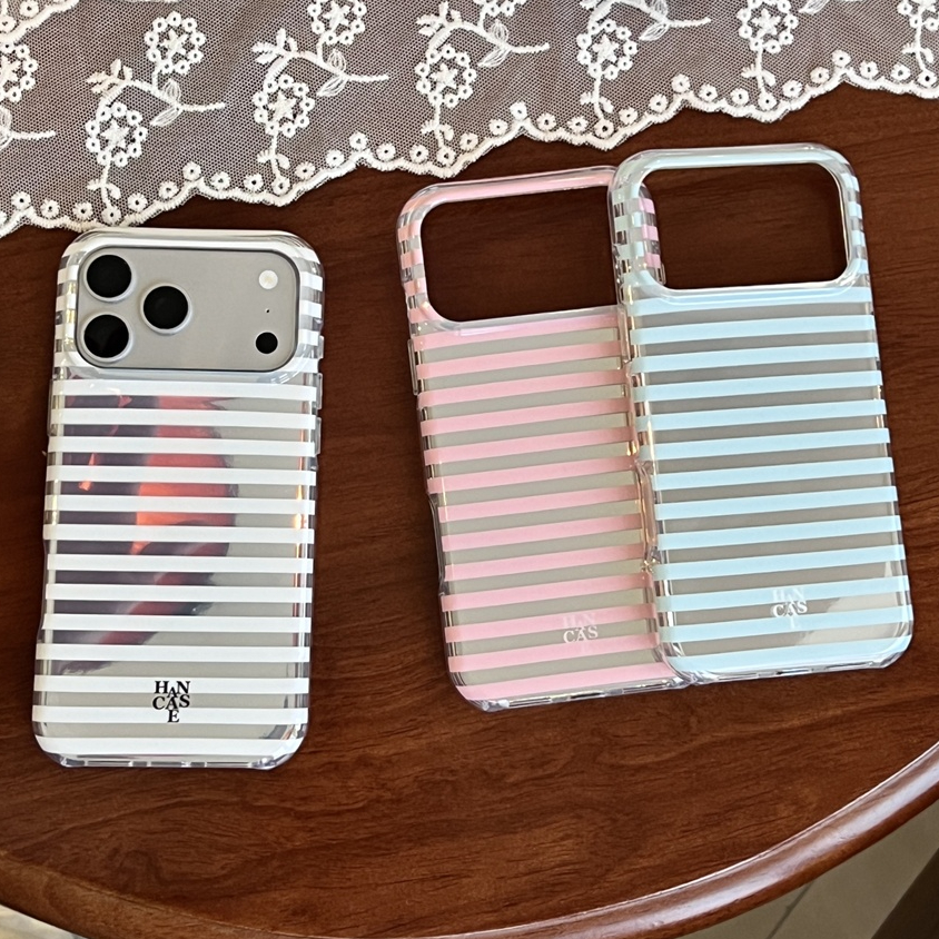 สําหรับIphone Case 17 Pro Max 16 Pro Max 15 Pro Max IMD niche Stripเคสโทรศัพท์