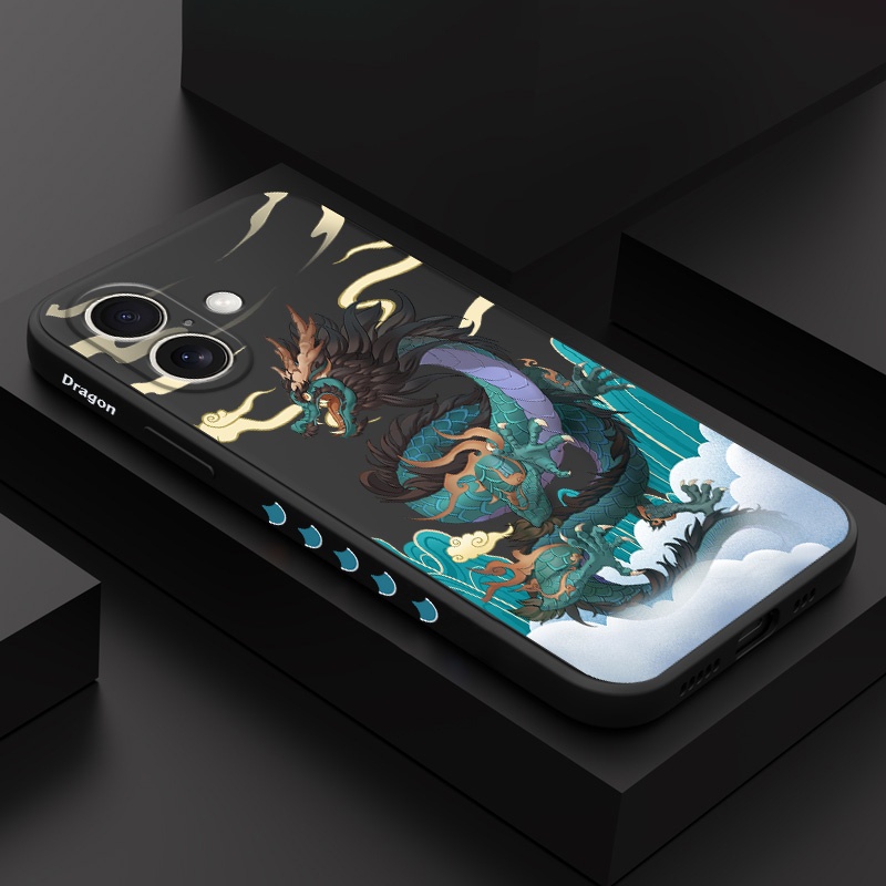Rolling Dragonเคสโทรศัพท์สําหรับiPhone 17 Air 16 Plus 17E 16E Pro Max 4G 5Gแฟชั่น