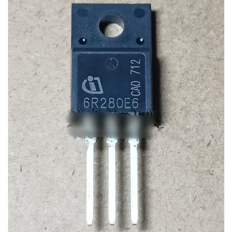 5 ชิ้น 6R280E6 IPA60R280E6 TO-220F 650V 40A ทรานซิสเตอร์