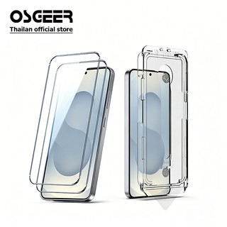 OSGEER 2 แพ็คสําหรับ Samsung Galaxy S26 S25 S24 Ultra Plus ป้องกันหน้าจอ [การป้องกันเกรดทหาร] สําหรับ Samsung 26 Ultra Screen Protector กระจกนิรภัย S26ultra, เคสโทรศัพท์ Fit