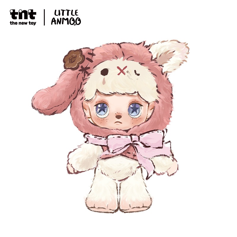 TNTSPACE ANMOO The Lost Doll series พวงกุญแจตุ๊กตาไวนิลกล่องตาบอดของขวัญวันเกิดของเล่นแอคชั่น (กล่องเดี่ยว)