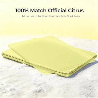 เคสเคลือบบางเฉียบสําหรับ Macbook Neo 2026 13 นิ้ว A3404 A18Pro ฝาครอบป้องกันลายนิ้วมือ