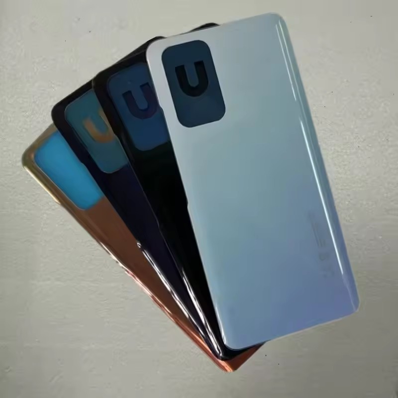 ฝาหลังแบตเตอรี่กระจกประตูหลังสําหรับ Xiaomi Redmi หมายเหตุ 10 Pro 4G M2101K6G M2101K6R