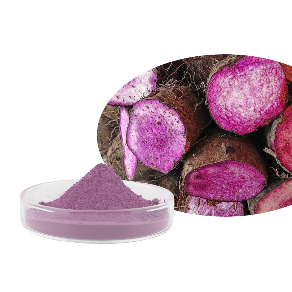 ผงมันเทศสีม่วงธรรมชาติคุณภาพสูง UBE Powder 500g/1000g