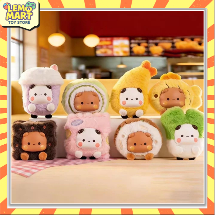 ของแท้ YiEr BuBu TPR Rubber & Plush Blind Box Cute Doll Figure Bag Charm Gift Idea