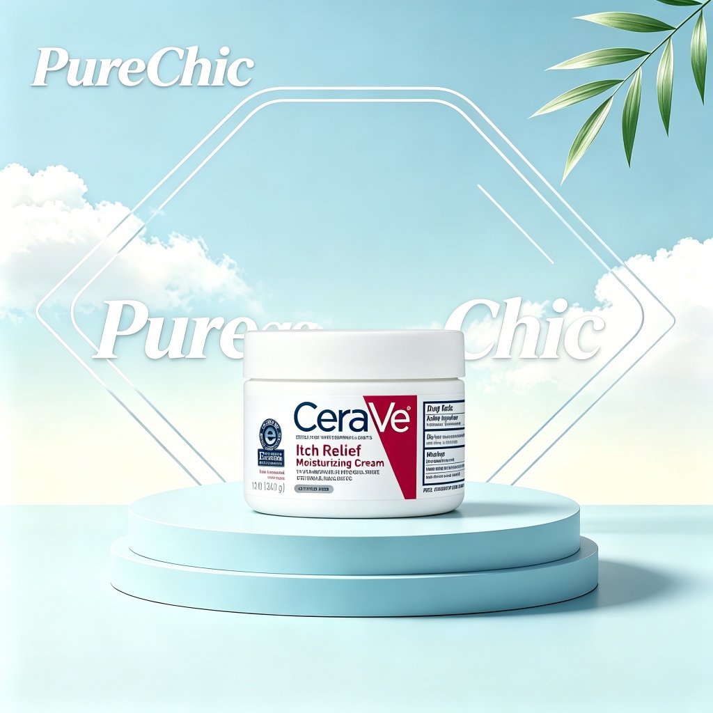US CeraVe Itch Relief Moisturizing Cream 340g, Barrier Repair & Itch Relief สําหรับผิวแพ้ง่าย
