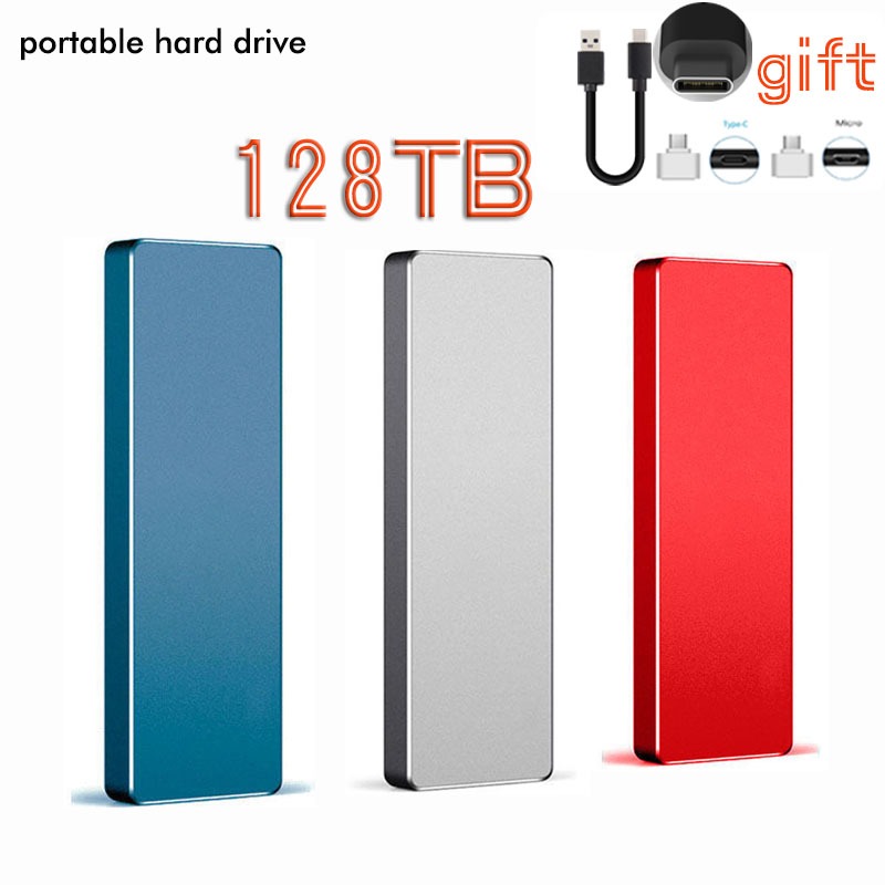 ฮาร์ดไดรฟ์ภายนอก SSD 16tb  30tb  ฮาร์ดดิสก์มือถือ 8tb External HDD 4tb Type-c USB 3.0  1tb  2tb  Ext