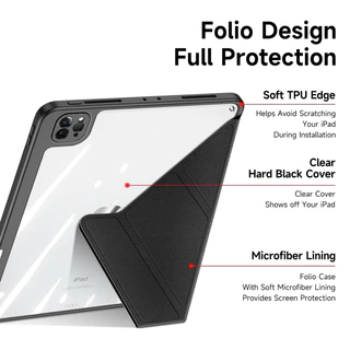 DUX DUCIS MAGI ที่ถอดออกได้สําหรับ iPad Air 11 13 2025 Pro 11 13 2024 Pro 12.9 Mini 6 7 Air 5 4/ 7 8 9 10 11 Folio ฝาครอบ