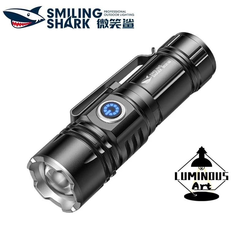 LA SD5031 ขนาดเล็กแบบพกพาไฟฉาย Led M60 5000LM แม่เหล็กคลิปโลหะ Type-C กันน้ําไฟฉายแบบชาร์จไฟได้เหมาะสําหรับของขวัญ