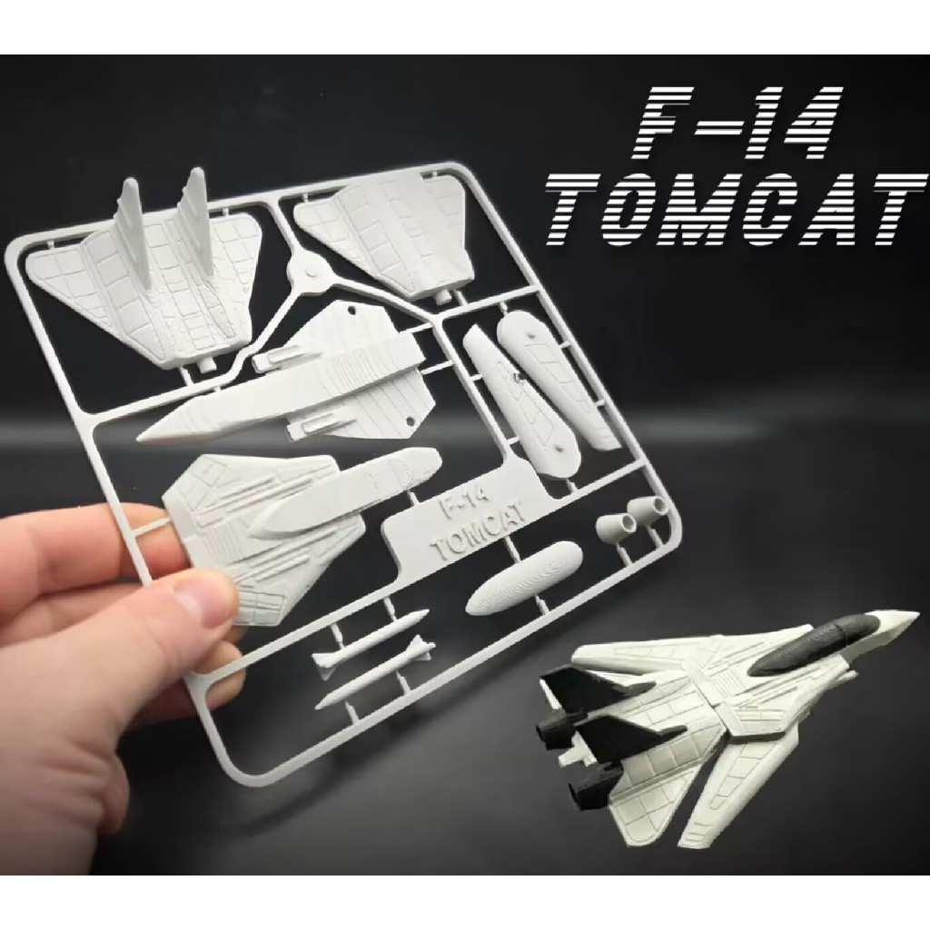 Zhuangzhi Lingyun F-14 Fighter Assembly Model Assembly ของขวัญวันเกิดเด็ก