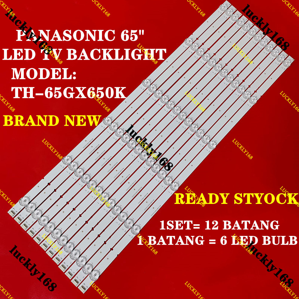 TH-65GX650K PANASONIC 65" LED TV BACKLIGHT(LAMPU TV) PANASONIC 65 INCH LED TV 65GX650K TH65GX650