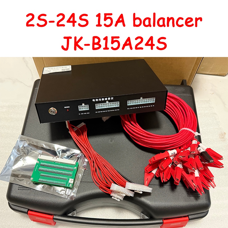 Jikong JK 15A Active Balancer แบตเตอรี่ลิเธียม Equalizer บลูทูธ APP 2S 4S 8S 16S ~ 24S BMS Li-ion Li