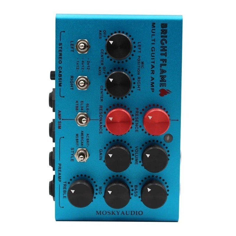 MOSKY THIRD SPACE Multi-Effect Bass Preamp Pedal - Amplifier & Cab Simulator พร้อมอเนกประสงค์