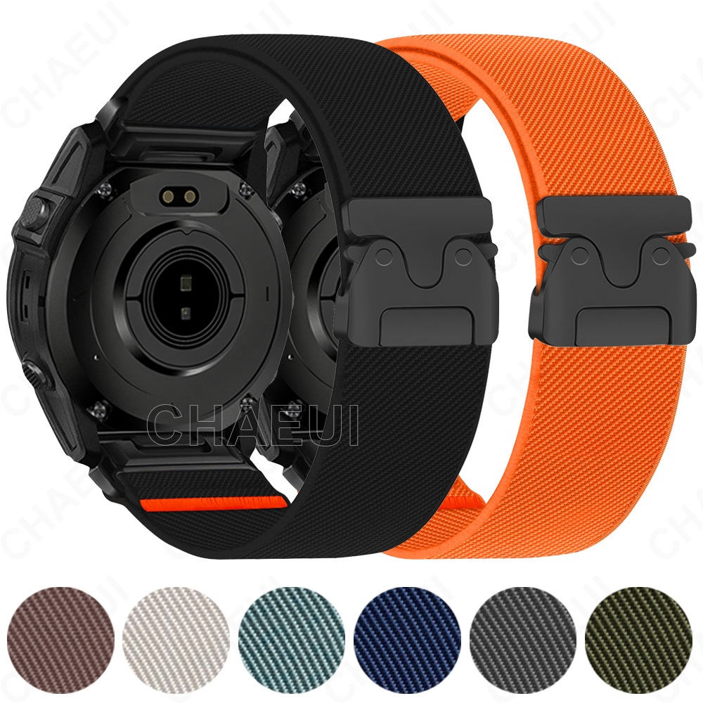 อุปกรณ์เสริมสร้อยข้อมือสายรัดไนลอนสําหรับ Garmin Fenix 8 51mm 47mm 43mm / 7X / 7s / 6 / Fenix3 hr / Forerunner 935