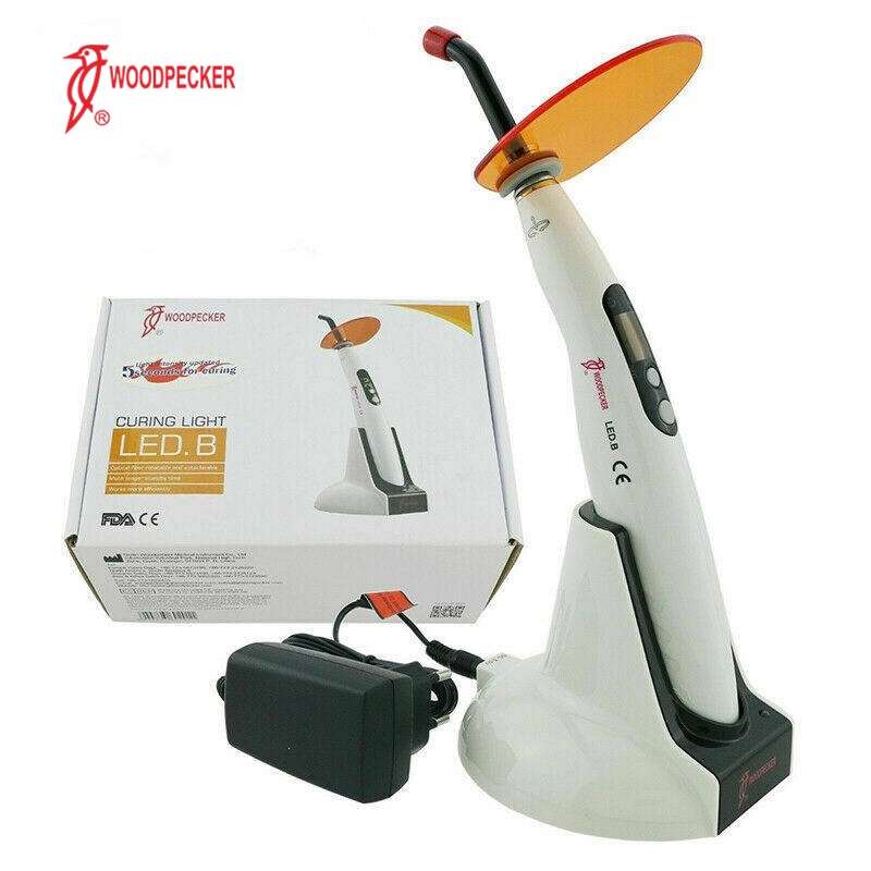 นกหัวขวาน LED-B Dental Curing Light Lab โคมไฟไร้สาย 5 วินาที Cure 1400mw Solidify วัสดุเครื่องมือฟันไวท์เทนนิ่ง