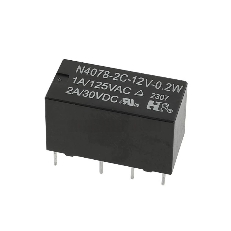 รีเลย์อิเล็กทรอนิกส์ N4078-2C-5V 12V 24V-0.2W 8 Pins 2A สองเปิดสองปิด