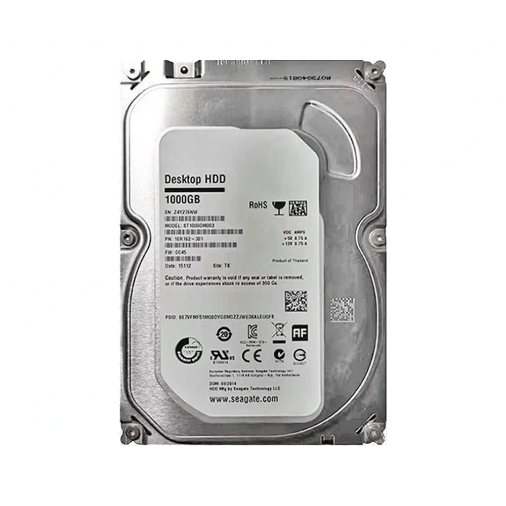 สําหรับฮาร์ดไดรฟ์เฝ้าระวัง: 1TB, 2TB, 3TB, 4TB, SATA 3; สําหรับเดสก์ท็อป, เครื่องบันทึกจอภาพและ NAS;