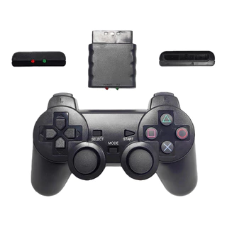 PS2 คอนโทรลเลอร์เกมไร้สายบรรจุภัณฑ์กล่องสี Retro Nostalgic Original Alternative