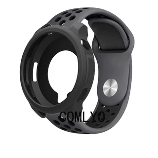 สําหรับ Aolon Tetra R4 สมาร์ทสายนาฬิกาป้องกันกันชนซิลิโคน Rainbow Band ฟิล์มกันรอยหน้าจอ