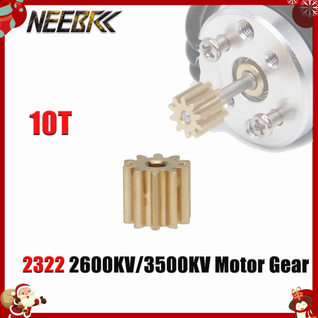 M0.6 2 มม.มอเตอร์ทองแดงเกียร์ 10T โลหะ Pinion สําหรับ 1/12 2322 2600KV/3500KV มอเตอร์ MN98 MN82 MN99S MN168 MN78 RC Crawler รถ Brushless อัพเกรด