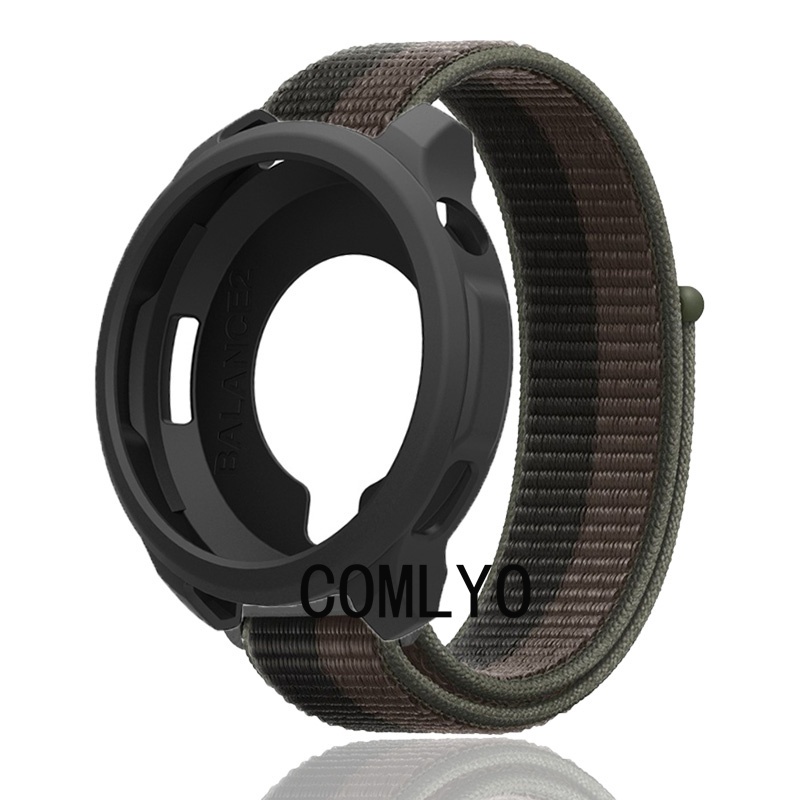 สําหรับ Aolon Tetra R4 สมาร์ทนาฬิกาสายคล้องกันชนป้องกันไนลอนห่วงกีฬา Band