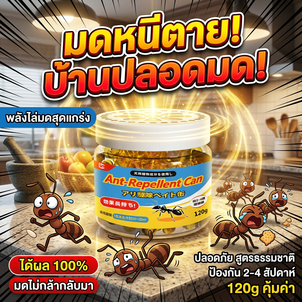 🎁 ซื้อ 1 แถม 1🎁MINI ไล่มด กำจัดมด ยากำจัดมด กระป๋องไล่มด 100%ได้ผล เพียงติดไว้ นำเข้าจากญี่ปุ่น ปลอดภัย ใช้ได้ทั้งในบ้าน