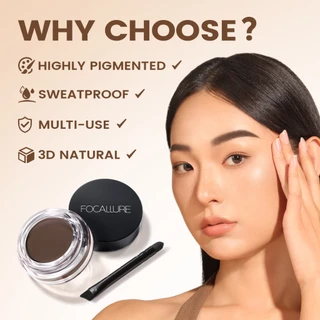FOCALLURE 5 สี Waterproof Eye Liner Gel อายไลเนอร์ครีมอายไลเนอร์พร้อมแปรง FA-23
