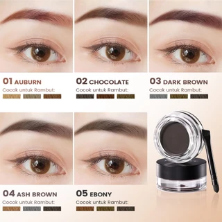 FOCALLURE 5 สี Waterproof Eye Liner Gel อายไลเนอร์ครีมอายไลเนอร์พร้อมแปรง FA-23