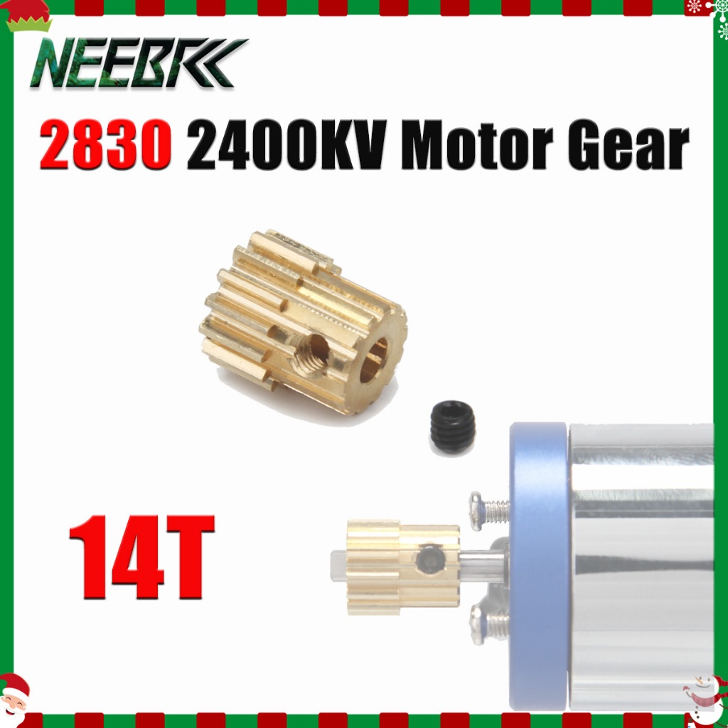 1/2PCS M0.6 3 มม.14T มอเตอร์ทองแดงเกียร์โลหะ Pinion สําหรับ 1/12 RC Crawler รถ MN128 2830 Brushless 